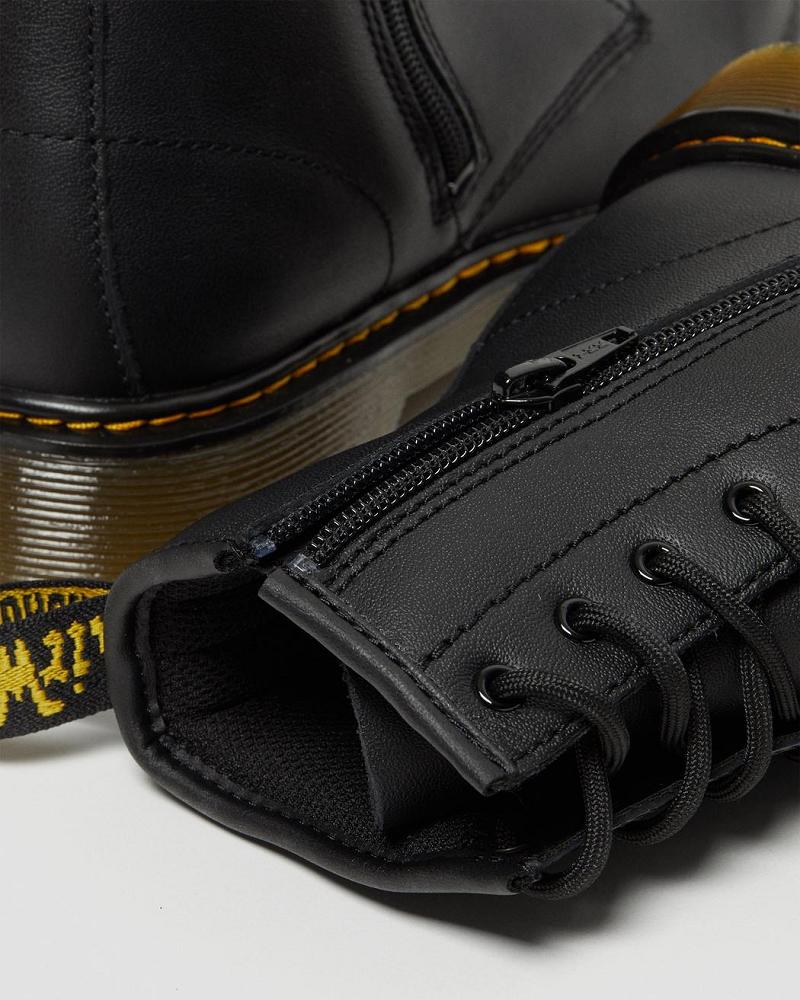 Dr Martens Youth 1460 Softy T Leren Veterlaarzen Kinderen Zwart | NL 110UZG